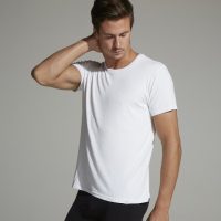 Boody Men's Crew Neck T white