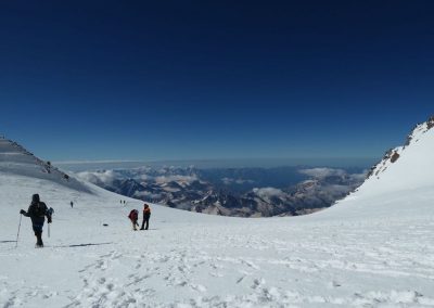 On the Elbrus saddle