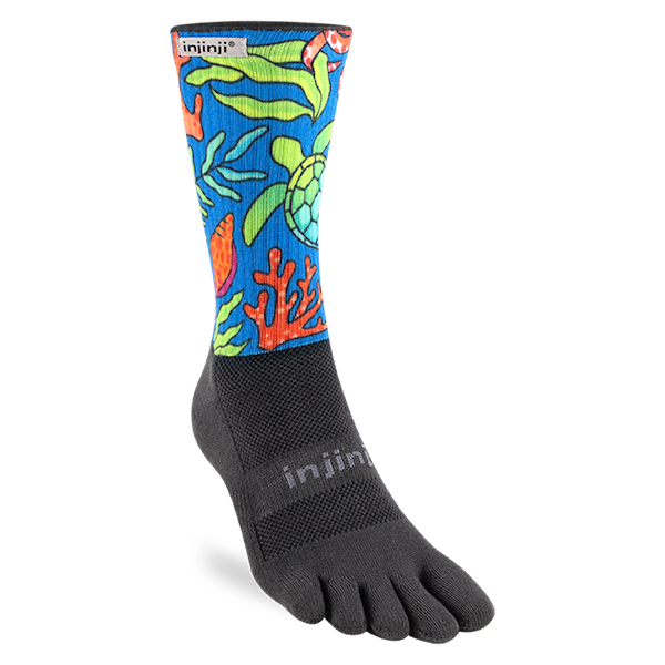 Injinji Men's Artist Designed Midweight Crew Sock - Image 2